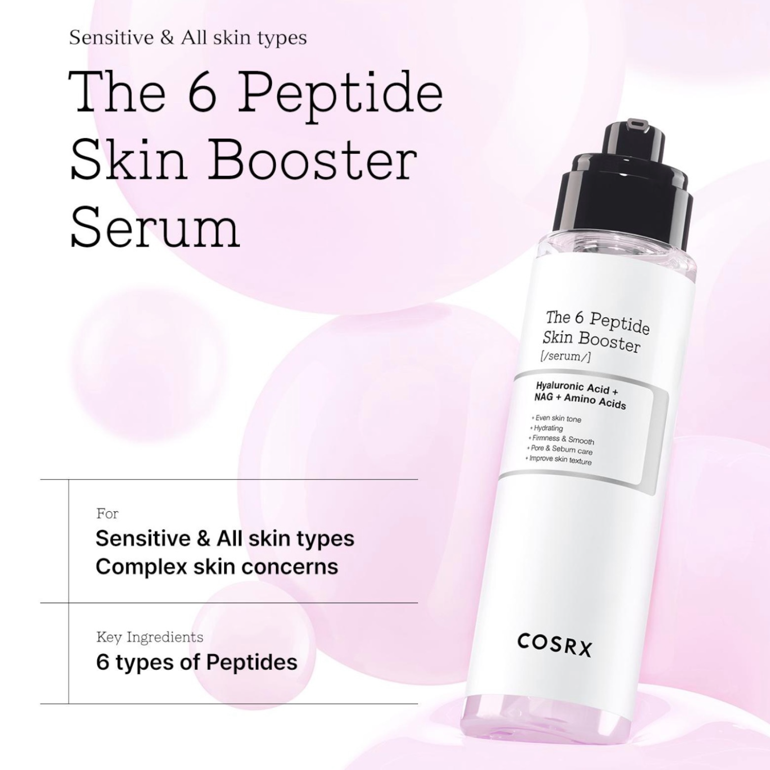 COSRX - The 6 Peptide Skin Booster Serum 150mL
