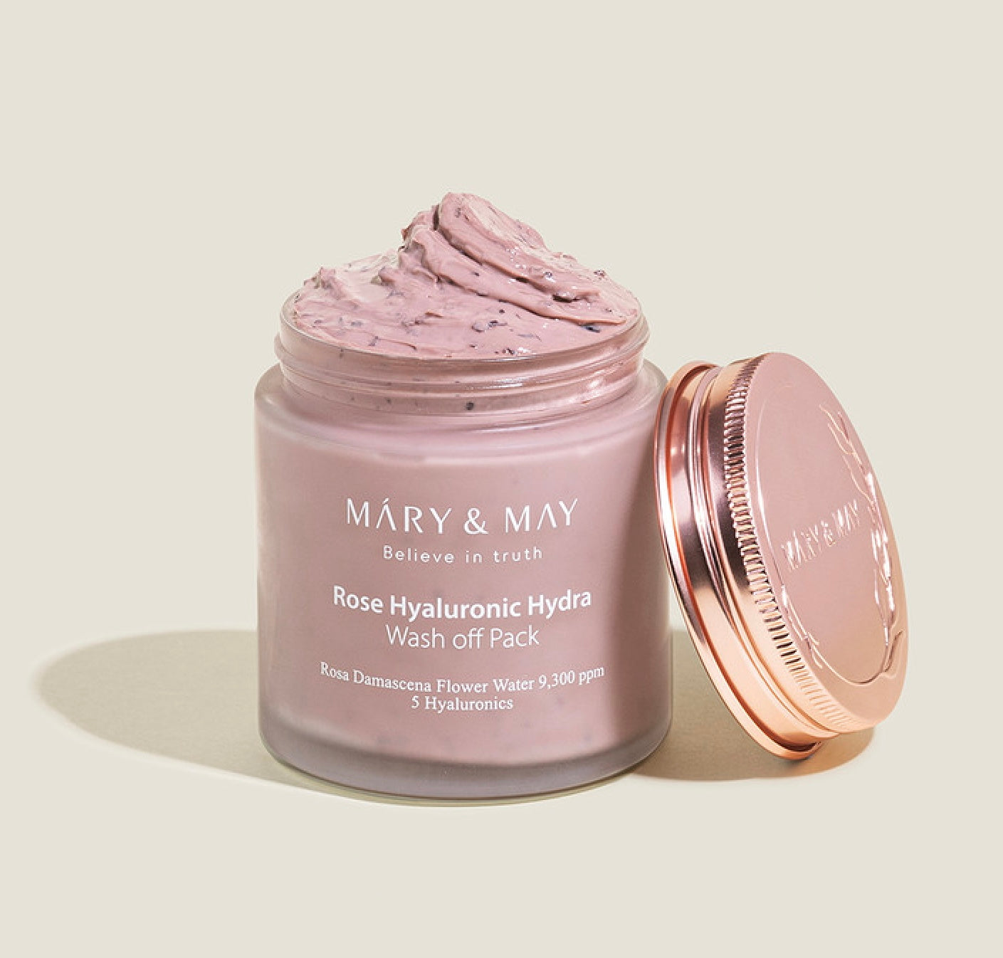 Mary&May - Rose Hyaluronic Hydra Wash Off Pack 125g