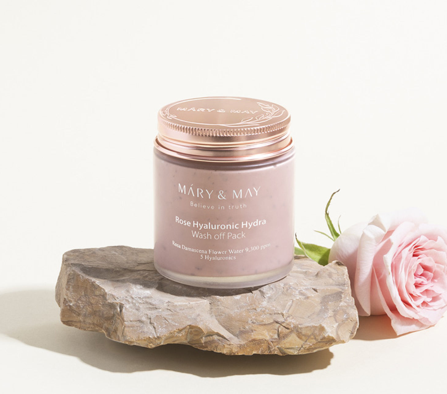 Mary&May - Rose Hyaluronic Hydra Wash Off Pack 125g