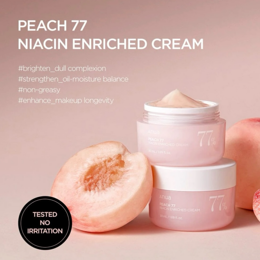 Anua - PEACH 77 NIACIN ENRICHED CREAM 50ml