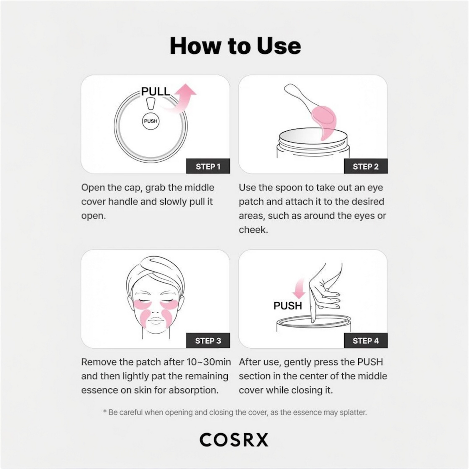 COSRX - The Peptide Collagen Hydrogel Eye Patch 60pz
