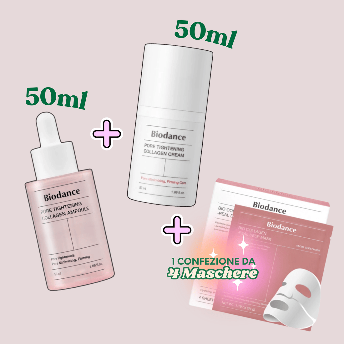 Pore Tightening Collagen Set | 3 STEP